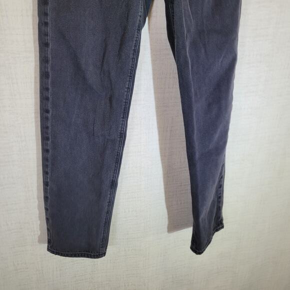 American Eagle Highest Rise 90s Boyfriend Jeans Womens 0 Distressed Black Denim - Picture 3 of 10